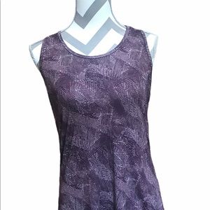 Reebok Purple Racerback Activewear Tank Top